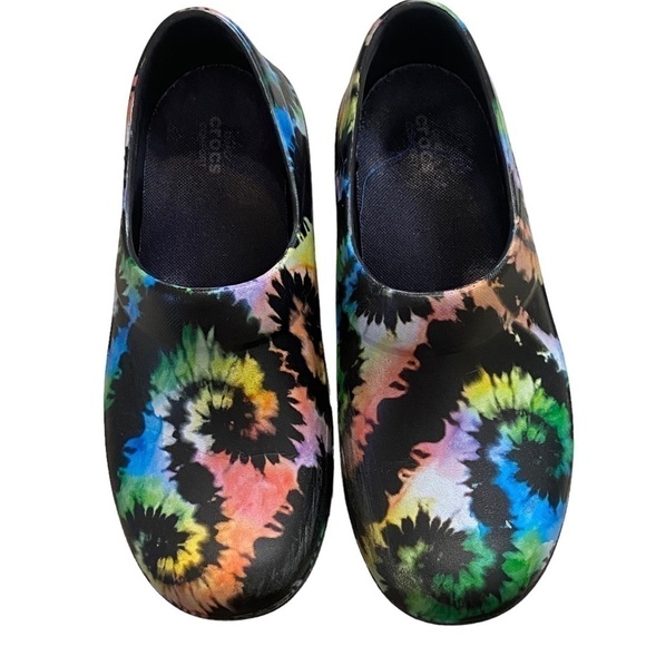 Crocs Pro ll Graphic clogs dual comfort tie dye size 9 - Picture 3 of 13